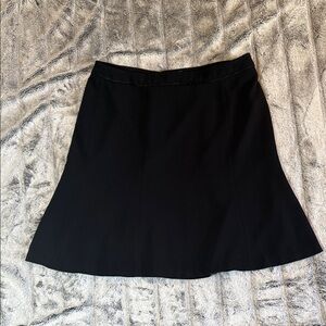 White House Black Market A-Line Black Paneled Skirt